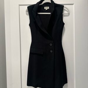 Open Edit Sleeveless Blazer Dress